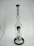 12inchGlass Smoking Water Pipes Percolator Glass Straight Tube 9mm
