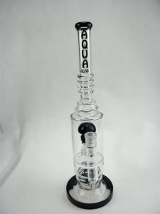 Quality 12inchGlass Smoking Water Pipes Percolator Glass Straight Tube 9mm wholesale
