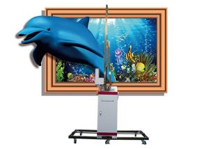 Quality 12sqm/H Vertical 3d Wall Printing Machine 285W Duplexing Printing wholesale
