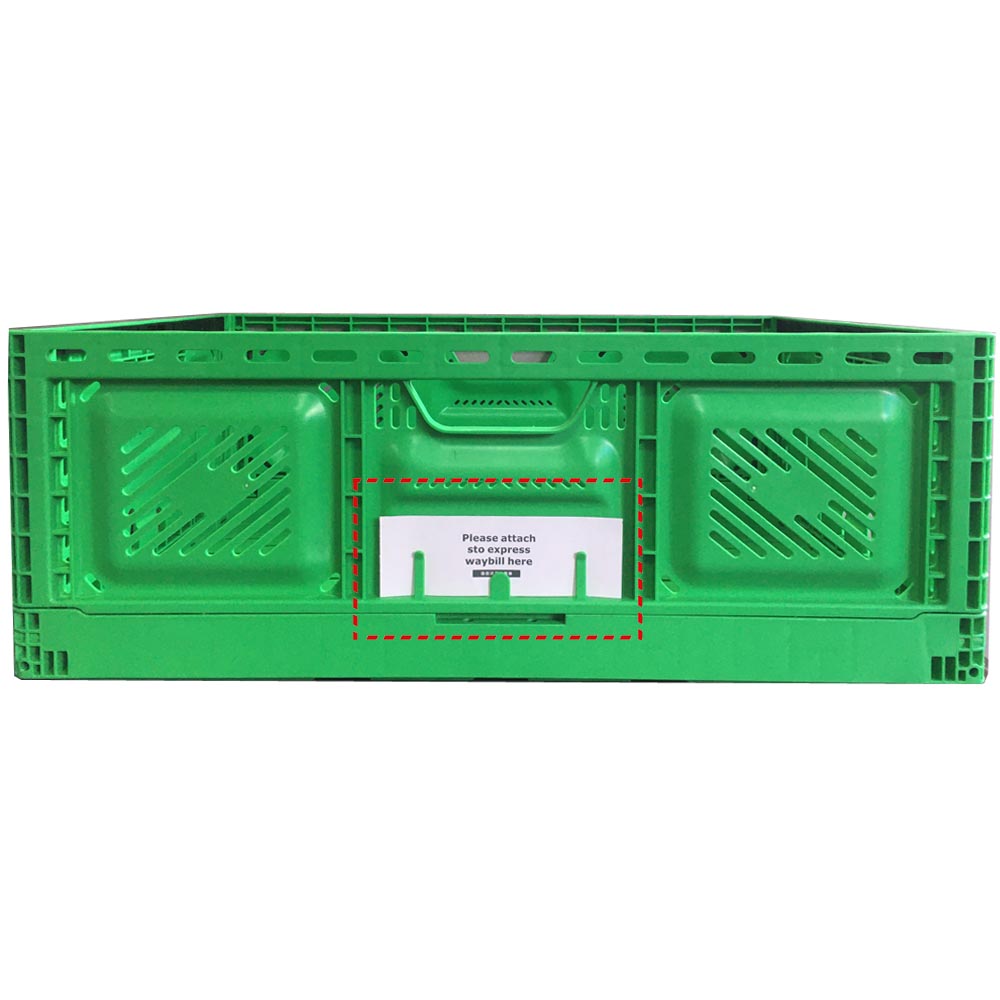 Stackable Plastic Folding Crates Supermarket Heavy Duty 23.6" X 15.7" X 9.0" 40L 32l