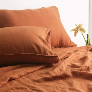 Quality Create a Cozy Bedroom with Our All-Season 100% French Linen Sheet Set Stone Washed wholesale