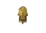 Gold Coffin Fittings Casket Corner Ornamental Plastic Material With Iron Steel