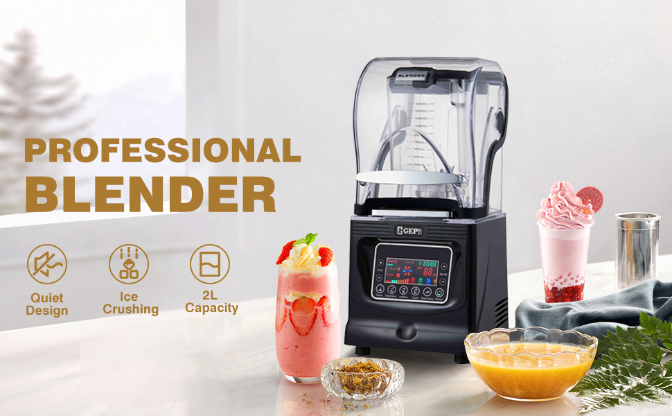 3Hp Smart Programmable DIY Loop Commercial Blender Perfect for Restaurant