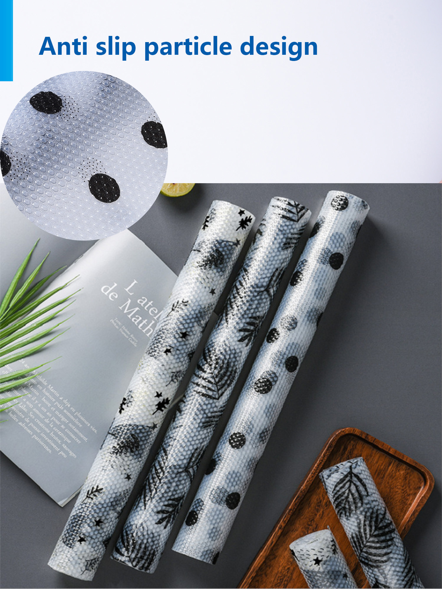 Stocked Non Woven Food Grade EVA Fridge Liners for Restaurant and Super Markets Promotions