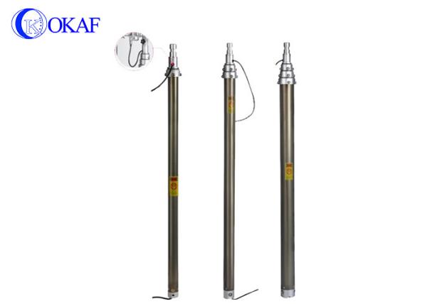 Camera Portable Pneumatic Telescopic Mast Aluminum Alloy Material Trailer
