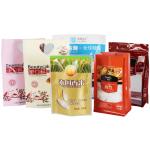 Kraft Paper Plastic Zipper Packaging Bags Custom Gravure Printing OEM
