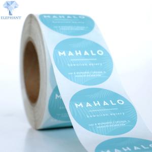 Quality Peelable Hot Stamping Printed Self Adhesive Labels On A Roll wholesale