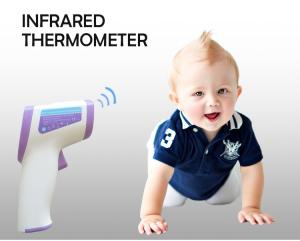 Quality LCD Digital Medical Grade Forehead Infrared Thermometer Baby 3 Colors Backlight wholesale