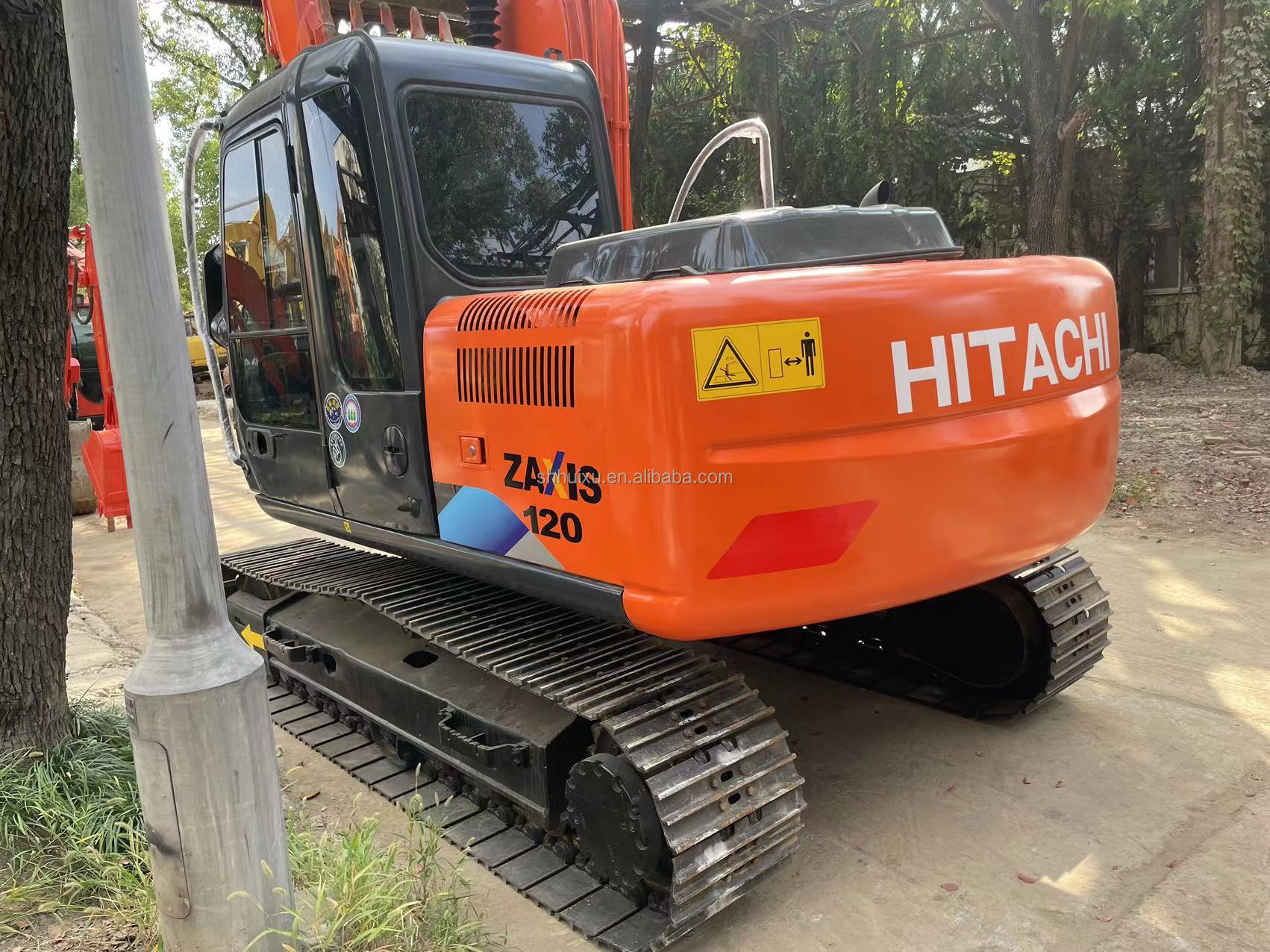 orange color used Hitachi zx120/second hand Hitachi zx120 with cheap price on sale