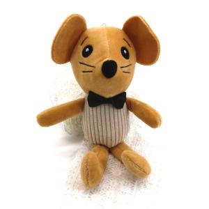 Quality Compact Fleece Key Chain Cute Doll Samll Mouse Filled Cotton 3 Dimensional ODM wholesale