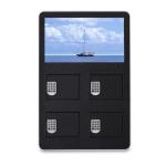 Wall Mounted Lcd Digital Signage Display , Smart Phone Charging Station 4k