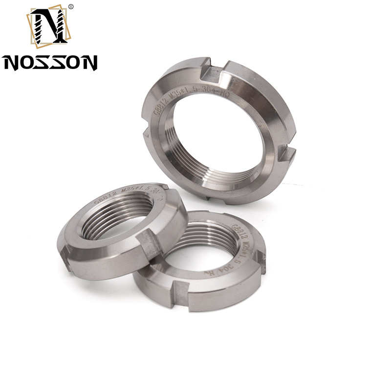 Black Oxide Finish KM-14 Metric Locknut for M3-M12 and 1/4-5/16 Power Transmission ANSI/ASME Standard Stainless Steel