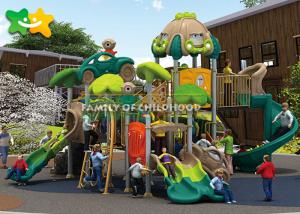 Quality Commercial Plastic Playground Slide Rotational Molding LLDEP Galvanized Steel wholesale