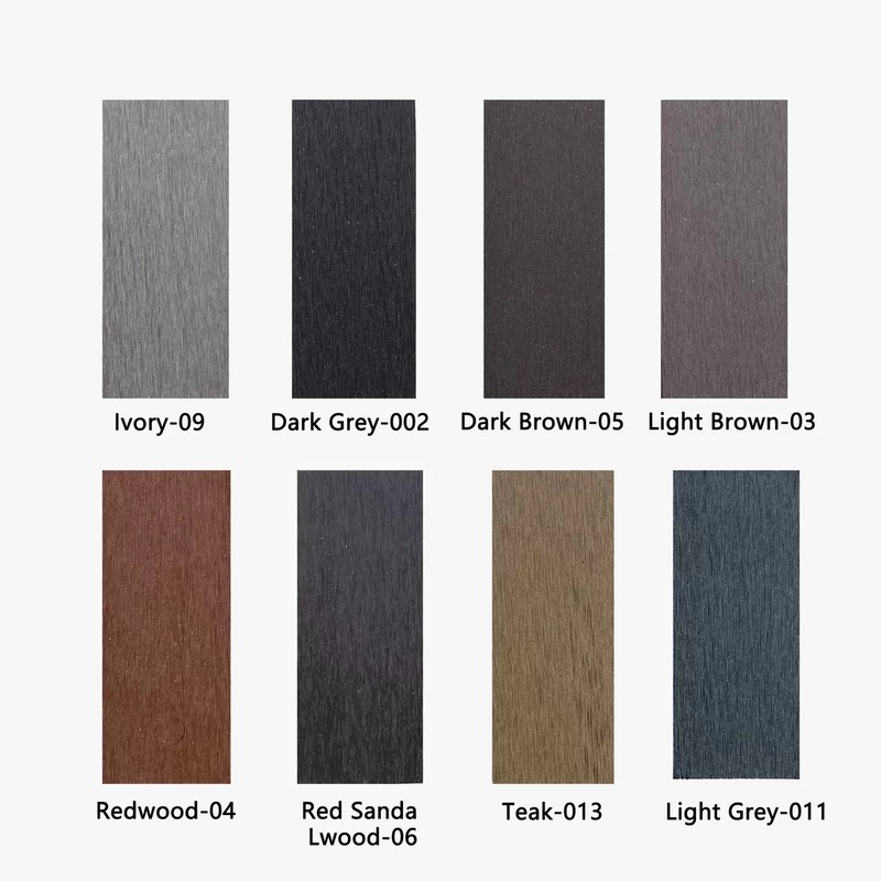 Premium Waterproof Longboard Embossed Wood Plastic Composite Decking