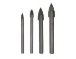 Professional Round Shank Masonry Drill Bit , Tile And Glass Cutting Drill Bit