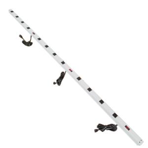 Quality Heavy Duty 12 Outlet Flat Plug Power Strip , Metal Power Bar With Surge Protection wholesale