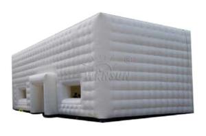 Quality Waterproof PVC Material Blow Up Event Tent With Air Blower And Repair Kits wholesale