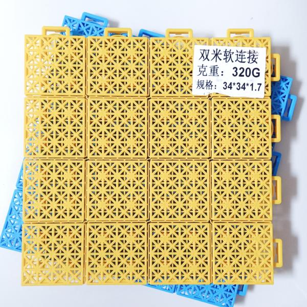 Blue Sports Court PP Tiles for Volleyball Tennis Badminton Basketball Outdoor