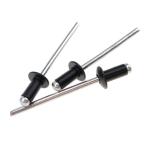 Black Painted Pop Rivets Aluminum Fastener 5052 Steel Mandrel