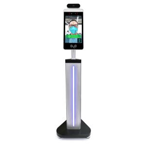 Quality Facial Recognize Digital 1.1m Temperature Scanner Kiosk wholesale