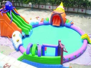 Quality High Quality PVC Tarpaulin Strong and Durable Inflatable Octopus Water Park On Sale wholesale