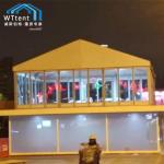 Red Beautiful Wedding Tents With Decorated Linings Festival Use