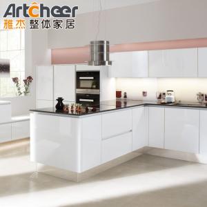 Quality Luxury Small Plywood Kitchen Cabinets With Hidden Door Island Set Plywood And Function wholesale