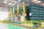 Height 12900mm Lightweight ASRS Stacker Crane Single Mast SRM