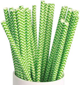 Quality Chevron Branded Paper Straws wholesale