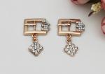 Gold Plating Metal Shoe Buckles Clasp Buckle For Fashion Shoe Accessories
