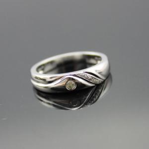 Quality White Gold Plated Sterling Silver CZ Diamond Engagement Ring(F72) wholesale