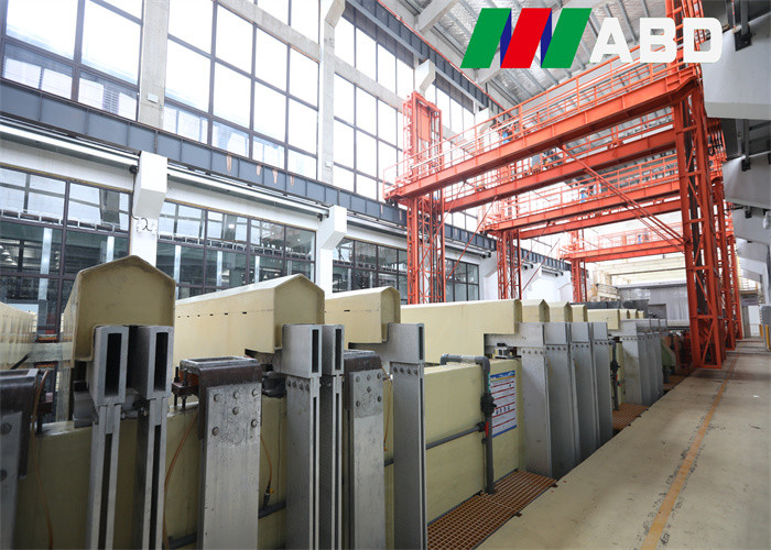 Company Vietnam 5000 Ton Anodizing Production Line Customized Voltage Large Capacity