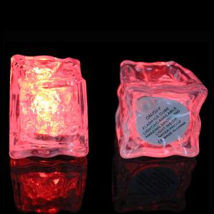 Quality Multi-Color Button On/Off LED Ice Cube For KTV, Leisure Bar, Birthday , Wedding Party ,Champagne Tower Decoration wholesale