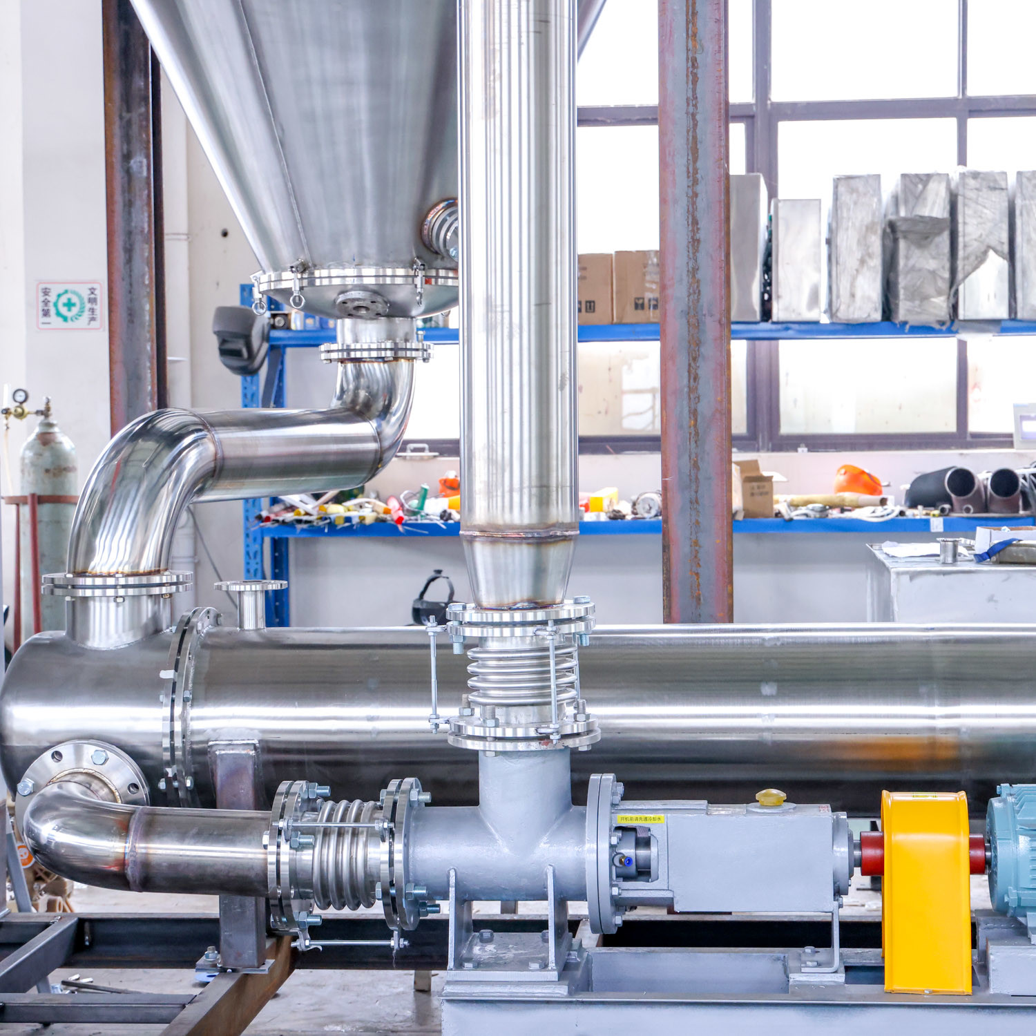 5tons MVR Evaporation System Three Effect 500l Chemical Wastewater Treatment