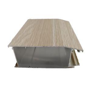 Quality Aluminium Window Profiles, 6000 Series Customized Light Wood Grain Finish Aluminum Profile Extruded for Building wholesale