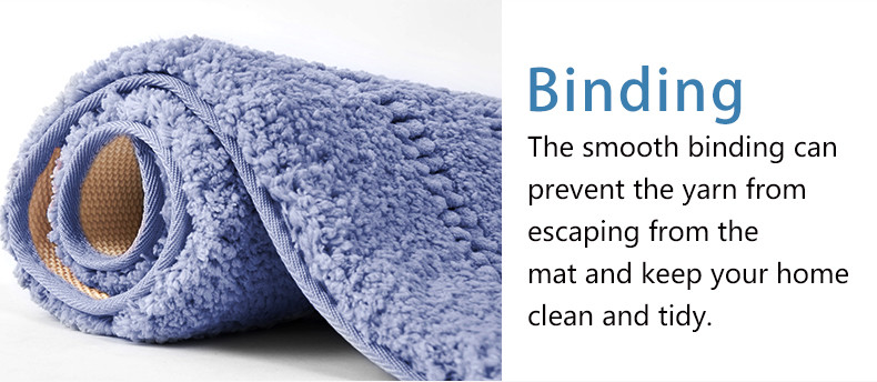 Modern Loop Pile Anti Skid Bathroom Carpet OEKO - TEX