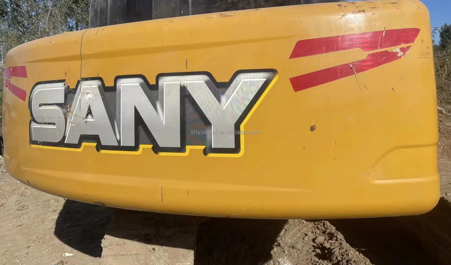 SANY 215C Forward Flow Excavator With MITSUBISHI Engine And 0-2000 Working Hours