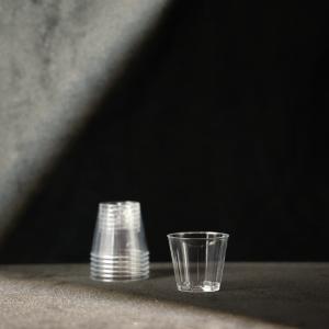 Quality 1oz Transparent PS Plastic Cups Plastic Tumbler For Hot And Cold Beverages FDA Certified wholesale