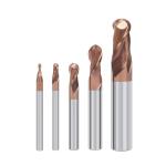 CNC Solid Carbide HRC55 Ball Nose Endmill Milling Cutter 2 Flute Ballnose End