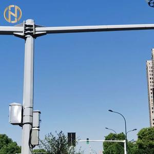 Quality High Quality Hot Dip Galvanized Q235B Steel CCTV Camera Pole wholesale