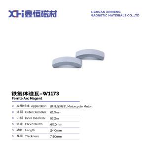 Quality High Coercive Pressing Of Permanent Magnet Ferrite For Motorcycle Motor W1173 wholesale