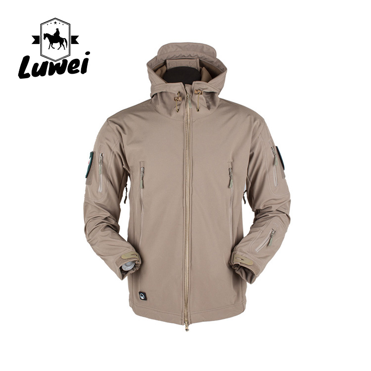 Custom Logo Winter Hooded Zip Up Male Poly Warm Utility Chaqueta Giacca a Vento Plain Long Overcoat Coats for Men
