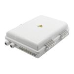 16 Core Fiber Optic Termination Box Wall Mount SC Simplex Type Plastic Housing