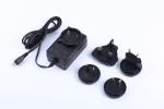 AU EU US UK Interchangeable Plug Power Adapter 48W 9V 5A 12V 4A 15V 3A 24V 2A