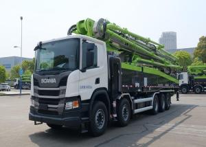Quality 180CBM/H 66m 331KW Boom Pump Truck Scania P450 Chassis High Pressure Pumping wholesale