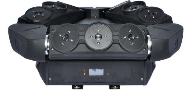 Multicolor 9 Eyes Rgb Laser Spider Moving Head Light , Air Cooled Dj Moving