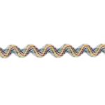 Oeko-Tex 100 1.5cm Dress Metallic Rick Rack Trim