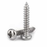 Stainless Steel Right Hand Self Tapping Screws Zinc Plated Finish