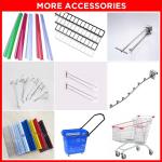Wholesale Heavy Duty Metal Shopping Trolley Cart Collapsible Shopping Cart