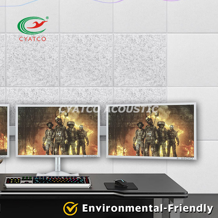 9mm Polyeater Fiber Reduce Noise Felt Wall Panels Impact Resistance Sound Proof Padding